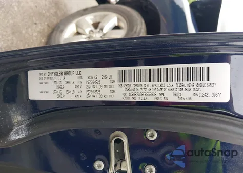 2015 Ram 1500 Big Horn из США, поврежденный, VIN 1C6RR7GT8FS557636